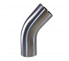 Bend 45° long DIN11852 DIN 19x1.5 316L Ra<0.8µm, serie 2