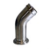 Bend hose tail 45° 1.0'' 316L