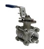 Ball valve 3-part full flow int R 3/8'' 316L PTFE