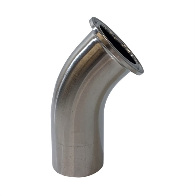 Vinkelrör 45° med clamp x 1 DT-4.1.1-5