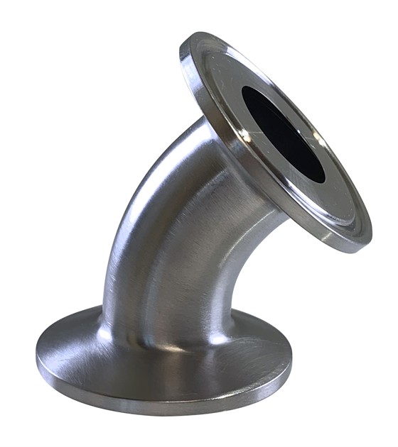 Vinkelrör 45° med clamp x 2 DT-4.1.1-6