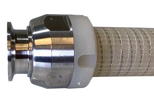 Slangkoppling med clampanslutning, återanvändbar, passar GSI 75NT/NTP®