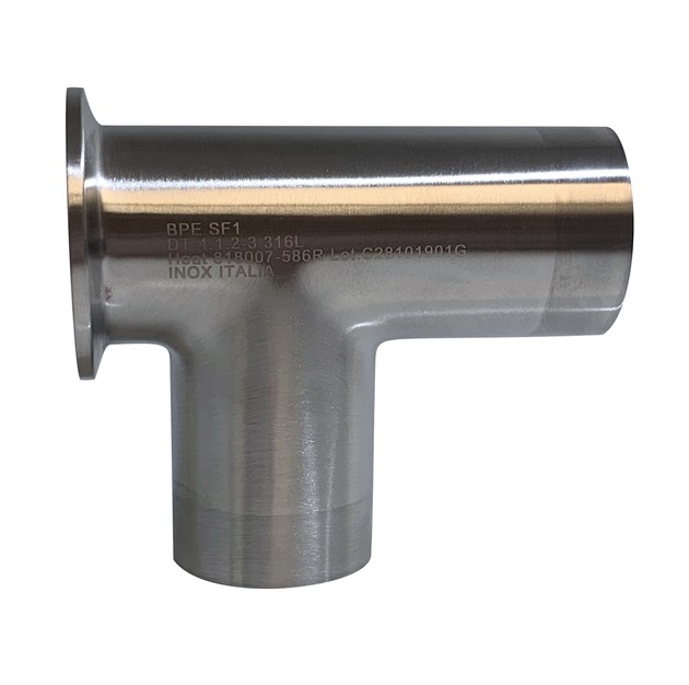 T-rör kort sida med clamp x 1  DT-4.1.2-3